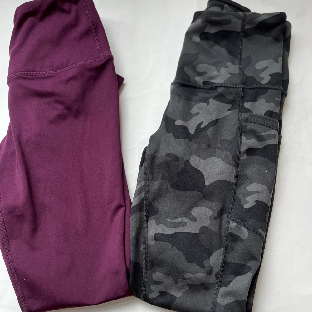Yogalicious Lux High Waist Leggings Bundle of 2.  Size XS